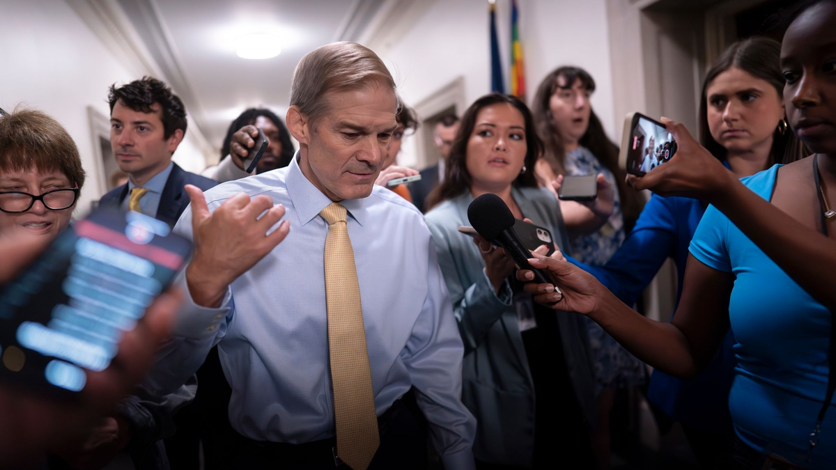 Der republikanische Hardliner Jim Jordan kandidiert für den Vorsitz im US-Repräsentantenhaus. - Foto: J. Scott Applewhite/AP