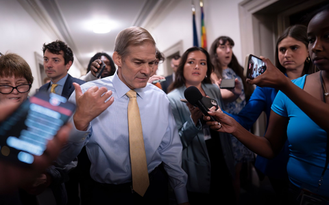 Der republikanische Hardliner Jim Jordan kandidiert für den Vorsitz im US-Repräsentantenhaus. - Foto: J. Scott Applewhite/AP