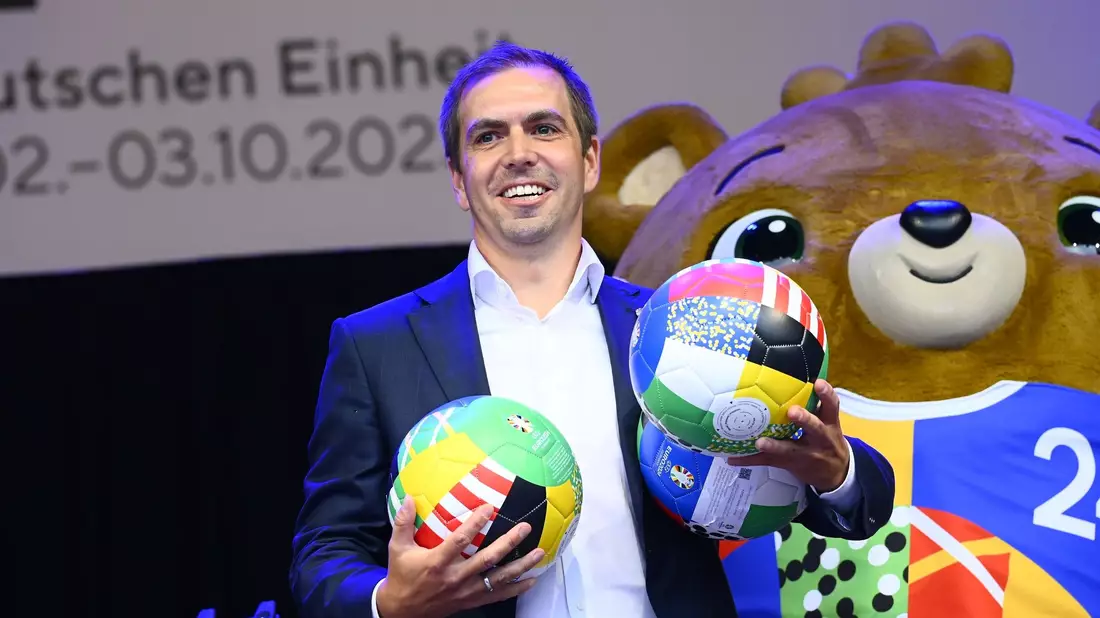 Turnierdirektor der EM 2024: Philipp Lahm. - Bild: Jonas Walzberg/dpa