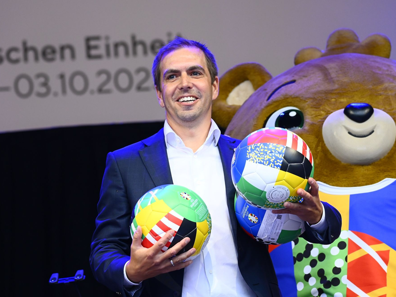 Turnierdirektor der EM 2024: Philipp Lahm. - Foto: Jonas Walzberg/dpa