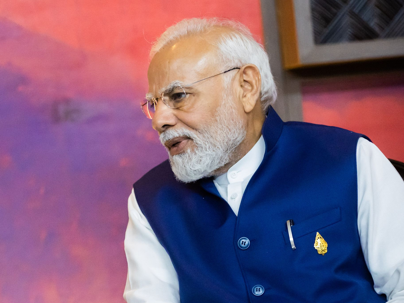 Will die Sommerspiele 2036 nach Indien holen: Premierminister Narendra Modi. - Foto: Christoph Soeder/dpa/Archivbild