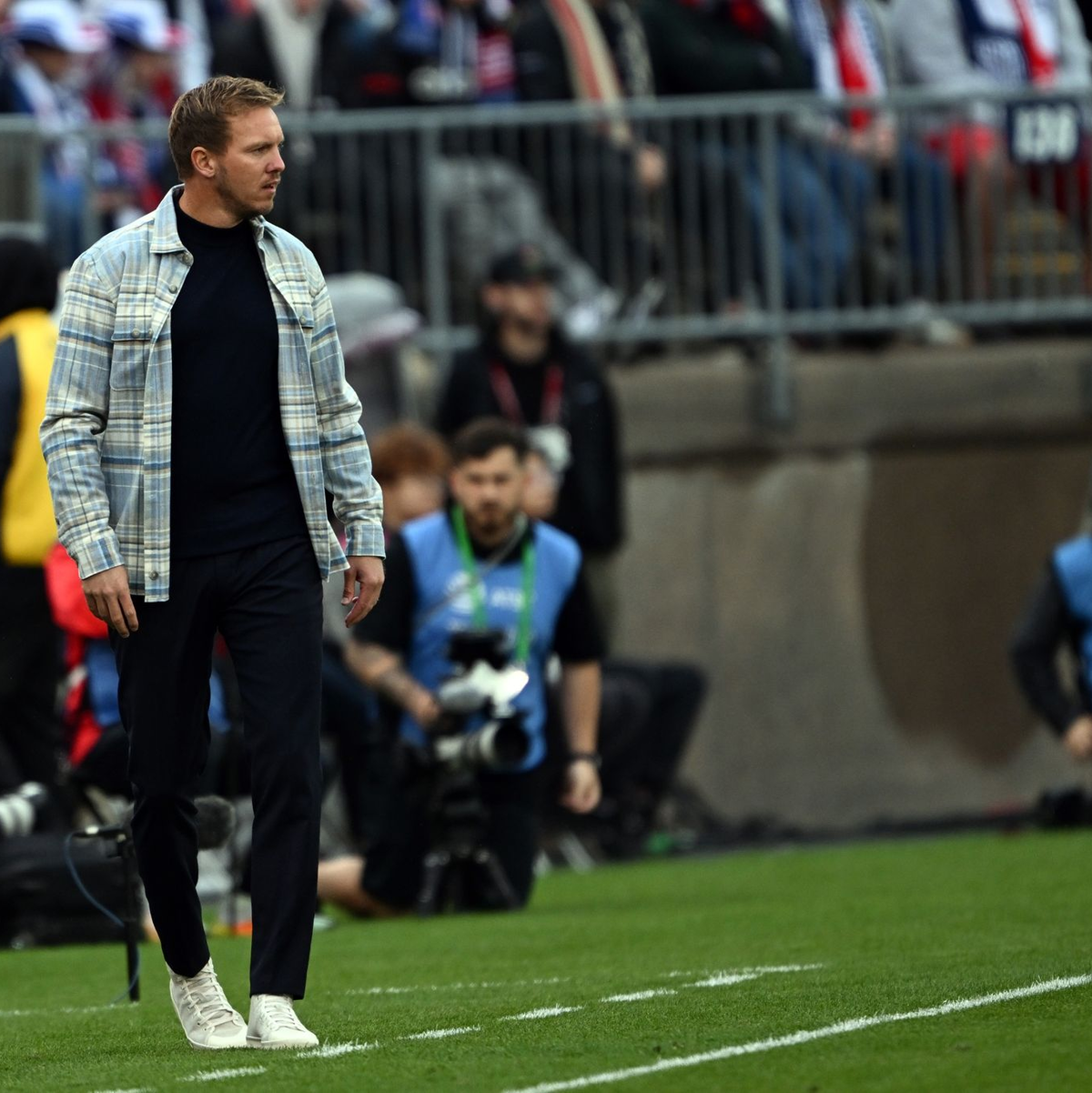 Julian Nagelsmann feierte bei seinem Debüt als DFB-Coach einen Sieg. - Foto: Federico Gambarini/dpa