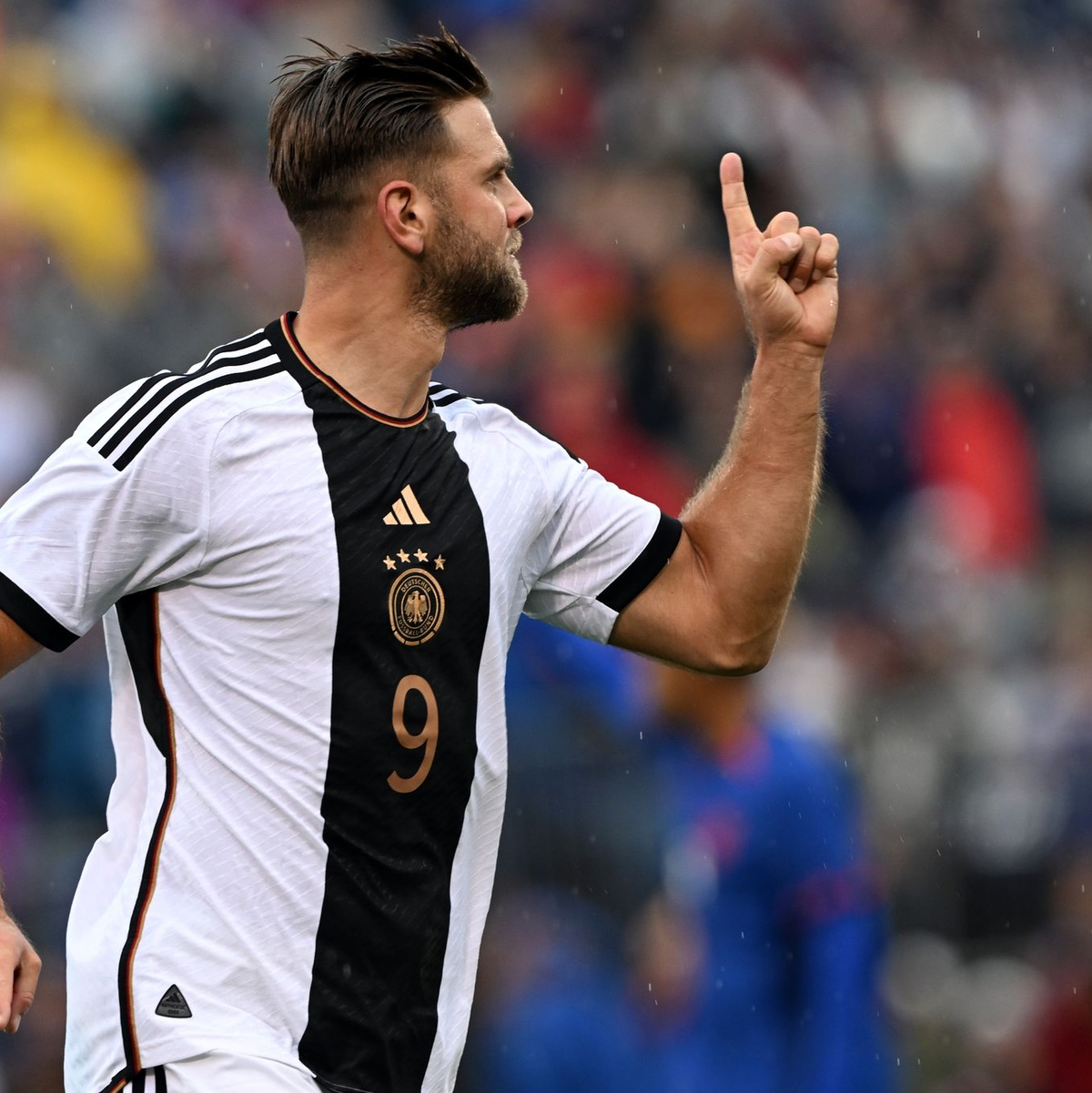 Erzielte das 2:1 für Deutschland: BVB-Stürmer Niclas Füllkrug. - Foto: Federico Gambarini/dpa