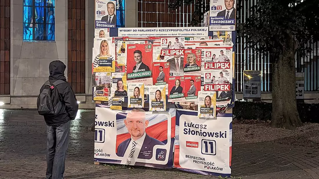 Wahlplakate in Polen (Archiv) - Bild: über dts Nachrichtenagentur