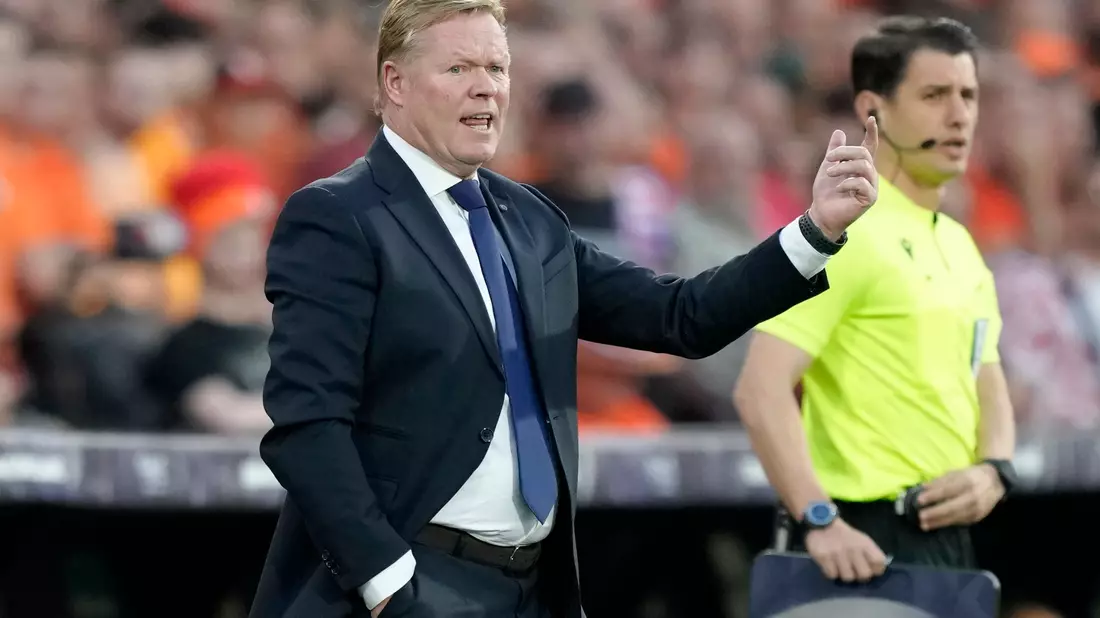 Bondscoach Ronald Koeman steht mit den Niederlanden unter Druck. - Bild: Peter Dejong/AP/dpa