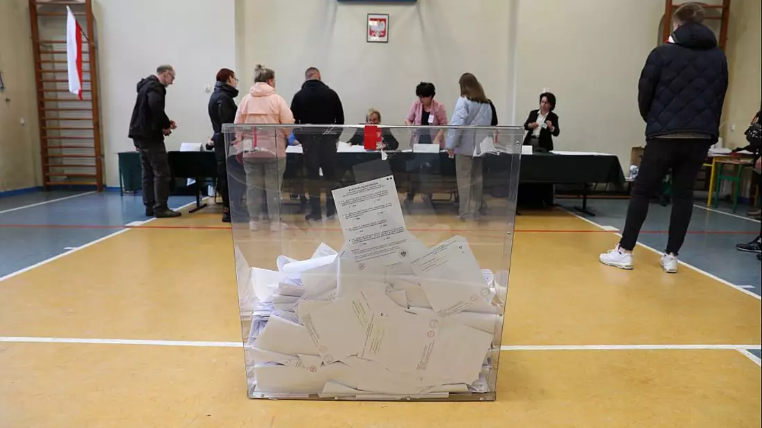 Wahllokal in Polen am 15.10.2023 - Bild: über dts Nachrichtenagentur