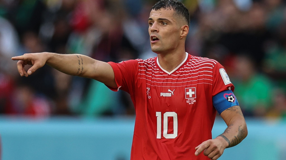 Kam zu seinem 118. Länderspiel für die Schweiz: Granit Xhaka. - Foto: Christian Charisius/dpa/Archivbild