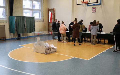 Wahllokal in Polen am 15.10.2023 - Foto: über dts Nachrichtenagentur