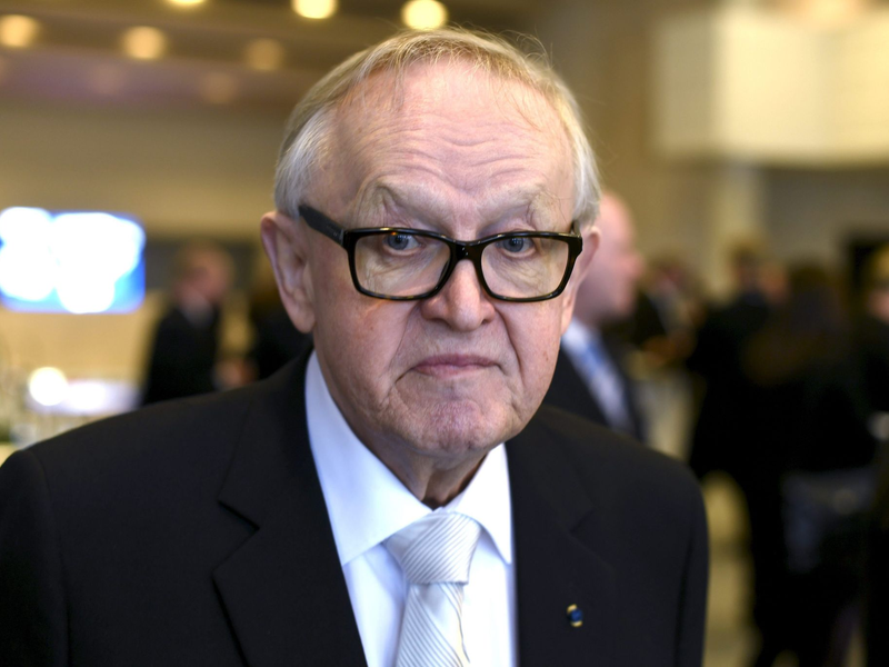Der ehemalige Präsident Finnlands und Friedensnobelpreisträger Martti Ahtisaari ist im Alter von 86 Jahren gestorben. - Foto: Martti Kainulainen/Lehtikuva/dpa