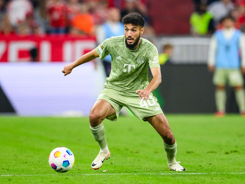 Sorgte mit einem Instagram-Beitrag für Aufsehen: Bayern-Profi Noussair Mazraoui. - Foto: Tom Weller/dpa