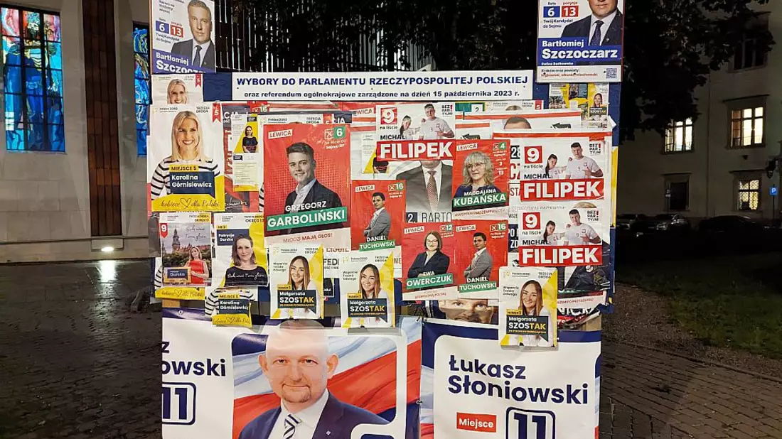 Wahlplakate in Polen (Archiv) - Bild: über dts Nachrichtenagentur