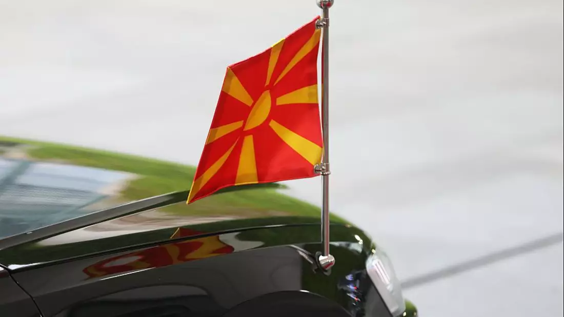 Flagge von Nordmazedonien (Archiv) - Bild: über dts Nachrichtenagentur