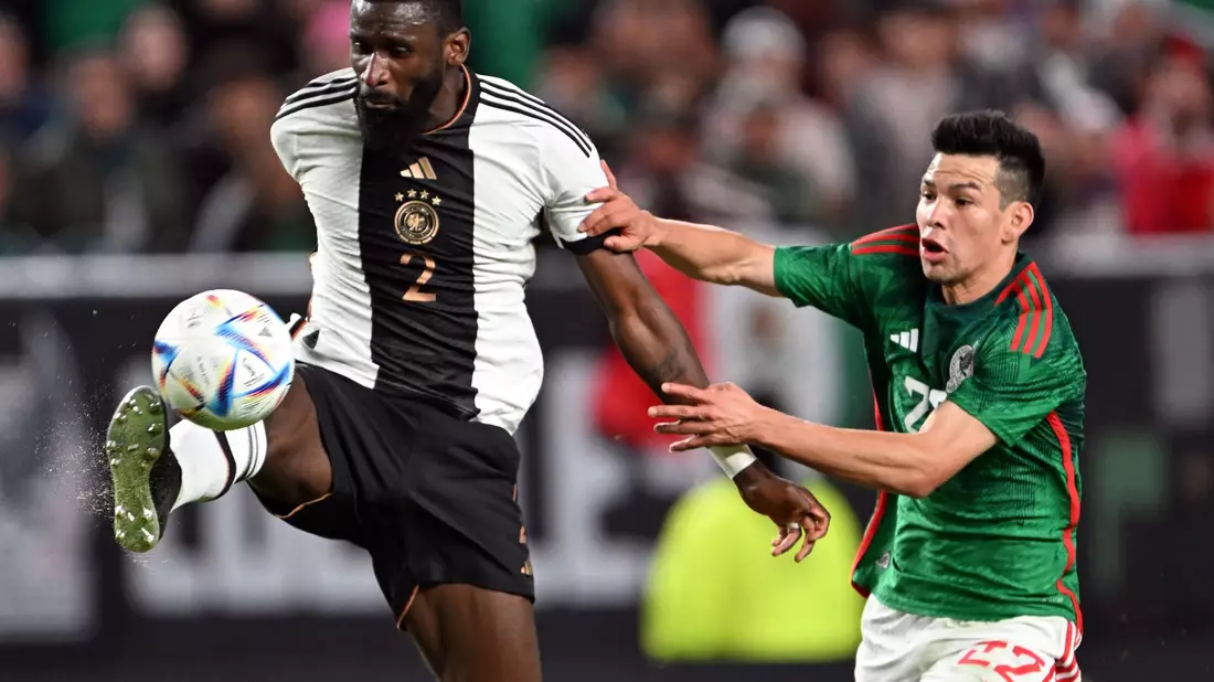 Mexiko und Deutschland trennen sich in Philadelphia 2:2. - Bild: Federico Gambarini/dpa