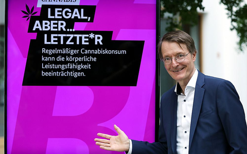 Karl Lauterbach bei der Vorstellung der Cannabis-Kampagne (Archiv) - Foto: über dts Nachrichtenagentur