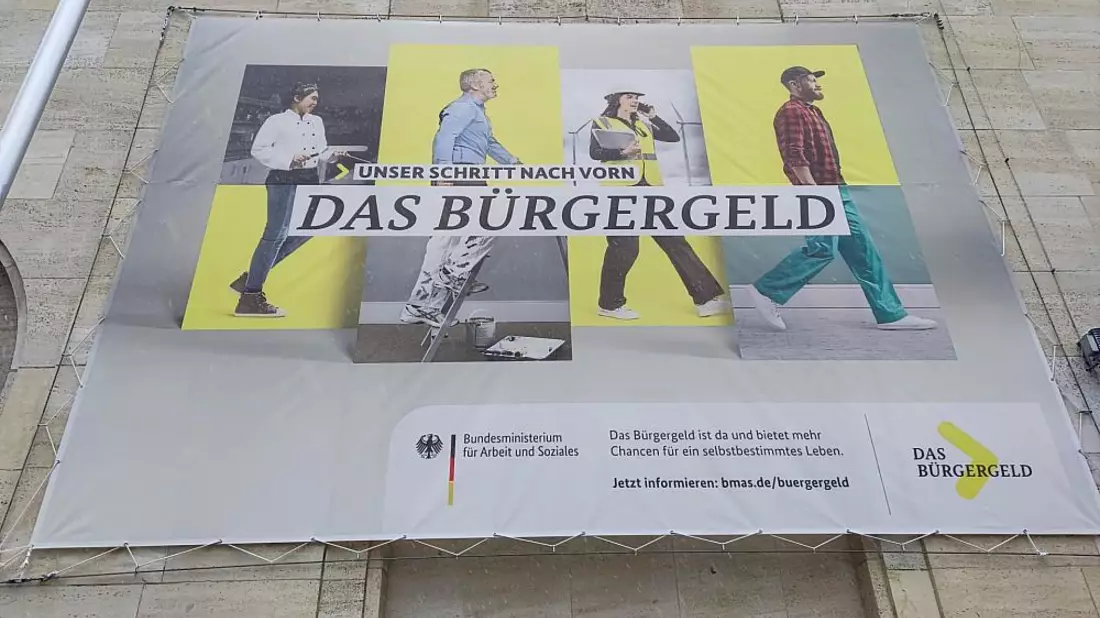 Werbung für das Bürgergeld (Archiv) - Bild: über dts Nachrichtenagentur
