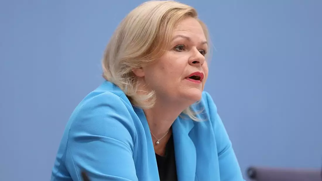 Nancy Faeser (Archiv) - Bild: über dts Nachrichtenagentur