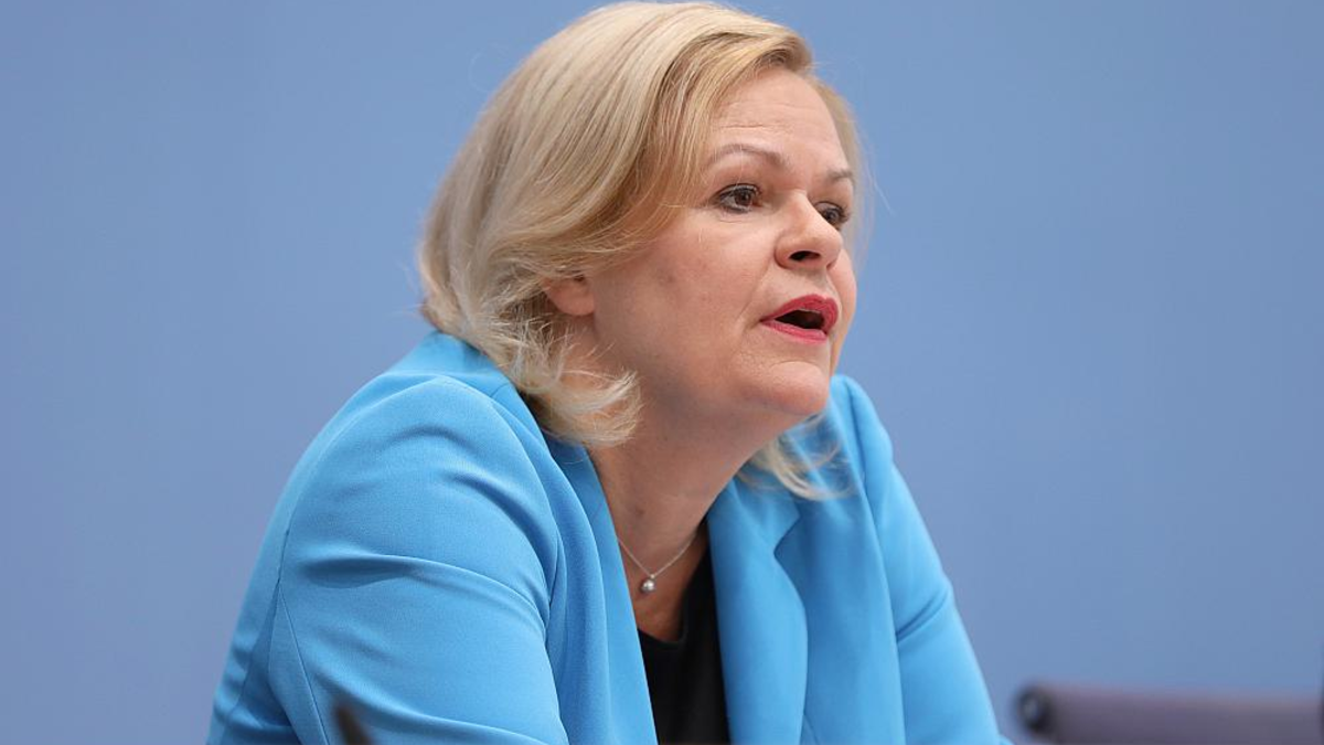 Nancy Faeser (Archiv) - Foto: über dts Nachrichtenagentur