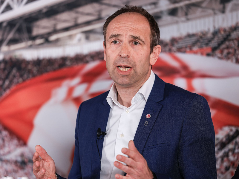 Vorstandsvorsitzender von Fortuna Düsseldorf: Alexander Jobst. - Foto: Oliver Berg/dpa