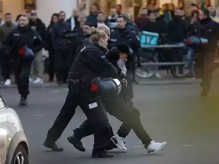 Verbotene Pro-Palästina-Demo (Archiv) - Foto: über dts Nachrichtenagentur