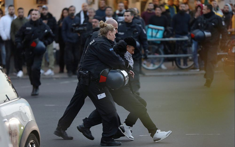 Verbotene Pro-Palästina-Demo (Archiv) - Foto: über dts Nachrichtenagentur