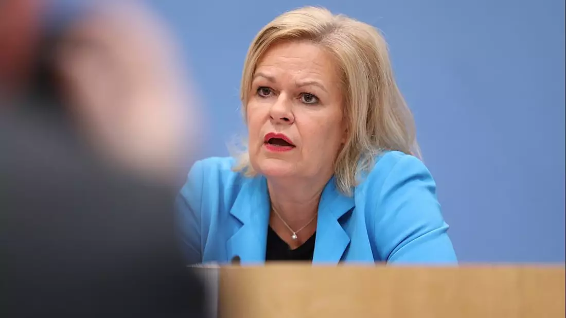 Nancy Faeser (Archiv) - Bild: über dts Nachrichtenagentur