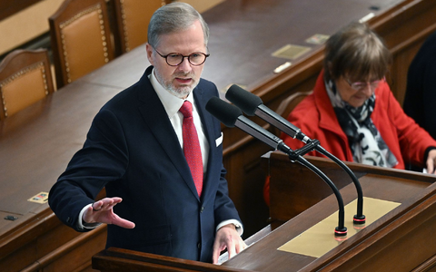 Tschechiens Ministerpräsident Petr Fiala. - Foto: Øíhová Michaela/CTK/dpa
