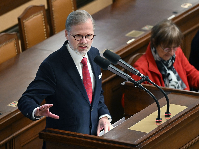 Tschechiens Ministerpräsident Petr Fiala. - Foto: Øíhová Michaela/CTK/dpa