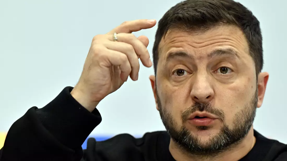 «In diesem Krieg geht es darum, zu entscheiden, wie Europa aussehen soll», sagt Wolodymyr Selenskyj, Präsident der Ukraine. - Bild: Eric Lalmand/Belga/dpa