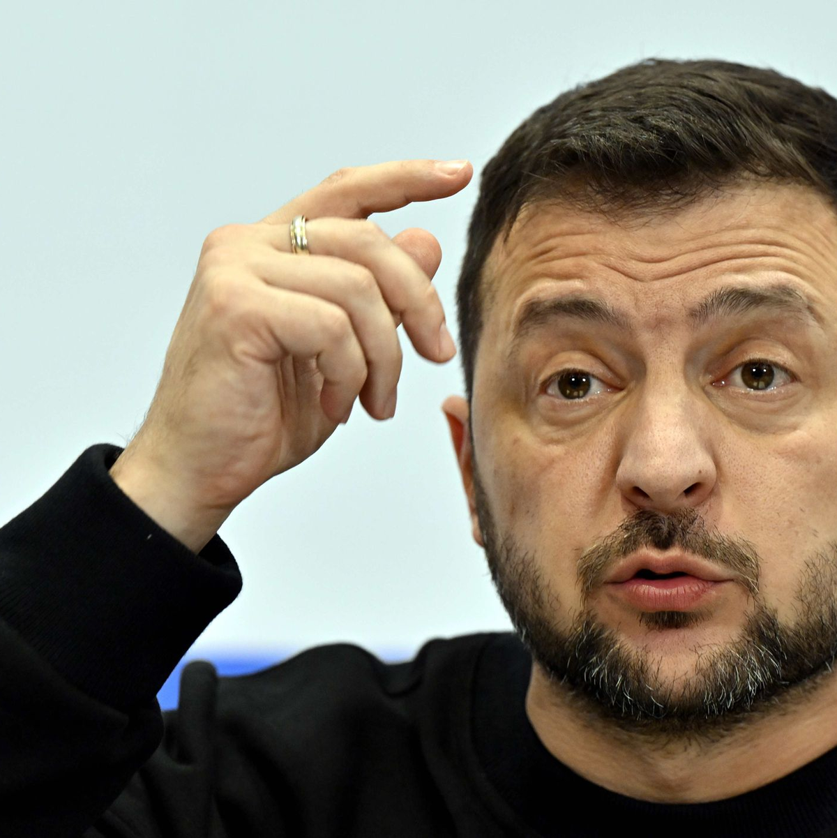 «In diesem Krieg geht es darum, zu entscheiden, wie Europa aussehen soll», sagt Wolodymyr Selenskyj, Präsident der Ukraine. - Foto: Eric Lalmand/Belga/dpa