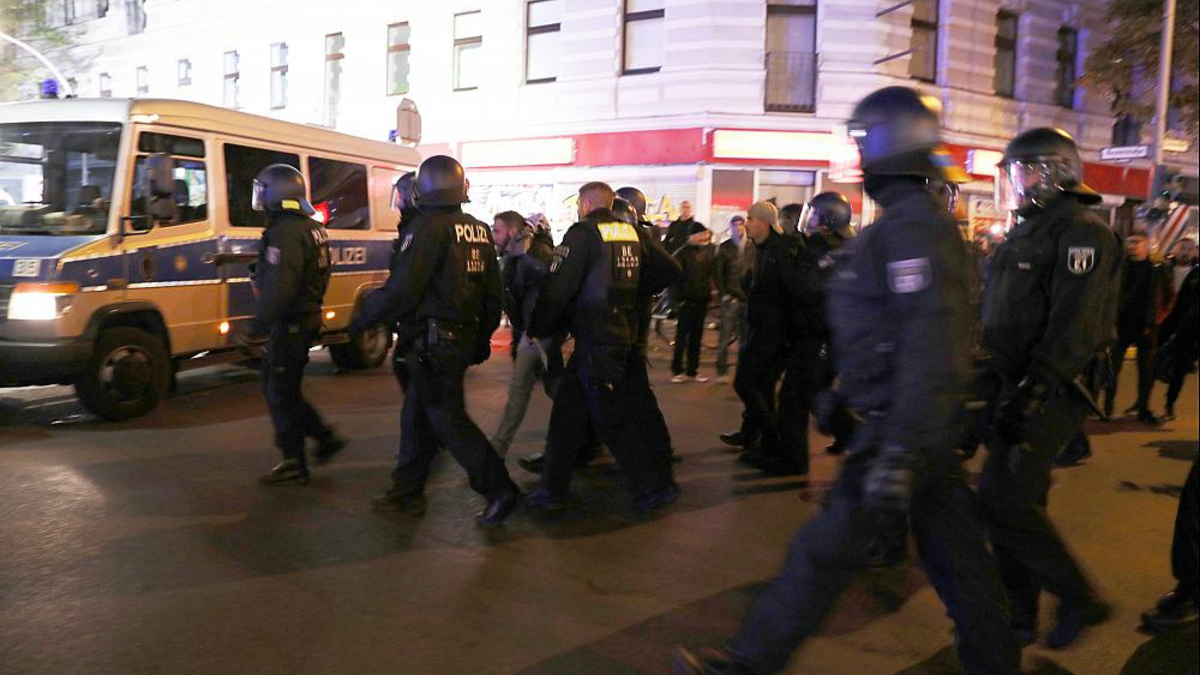 Verbotene Pro-Palästina-Demo am 18.10.2023 - Foto: über dts Nachrichtenagentur