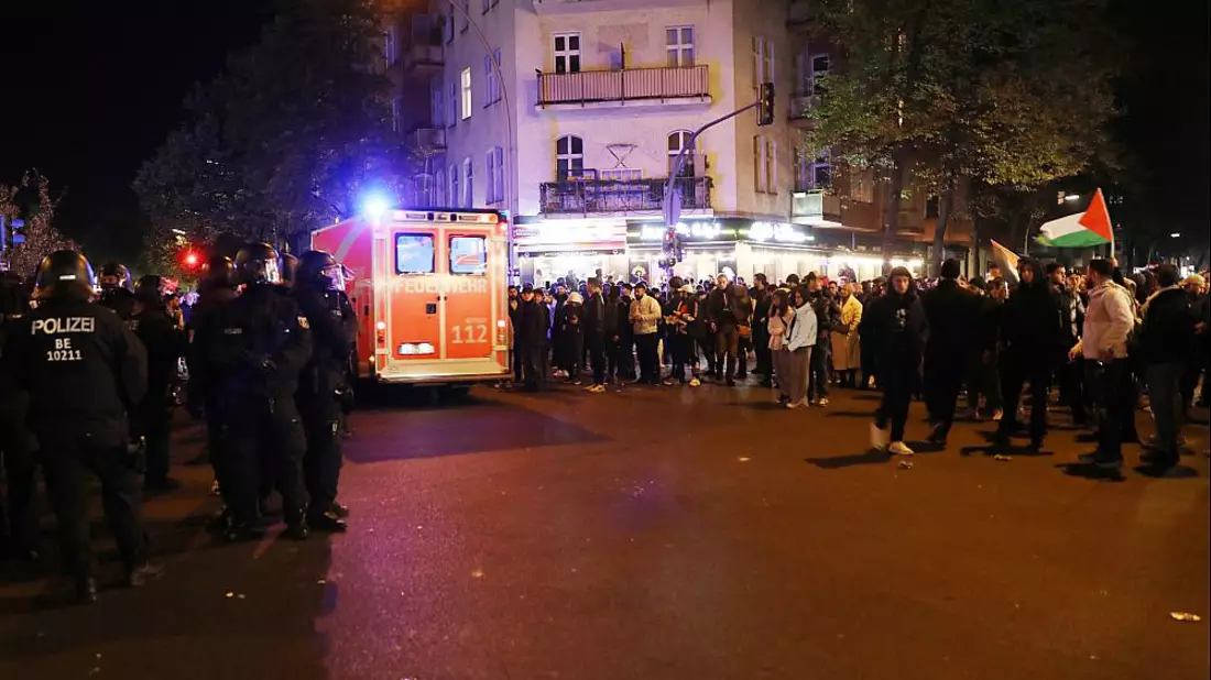 Verbotene Pro-Palästina-Demo am 18.10.2023 - Bild: über dts Nachrichtenagentur