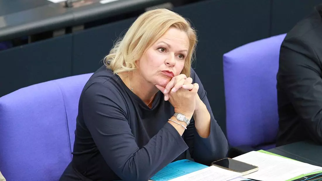 Nancy Faeser (Archiv) - Bild: über dts Nachrichtenagentur