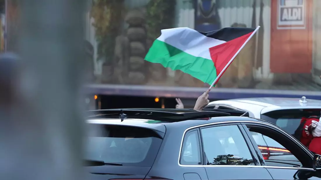 Verbotene Pro-Palästina-Demo (Archiv) - Bild: über dts Nachrichtenagentur