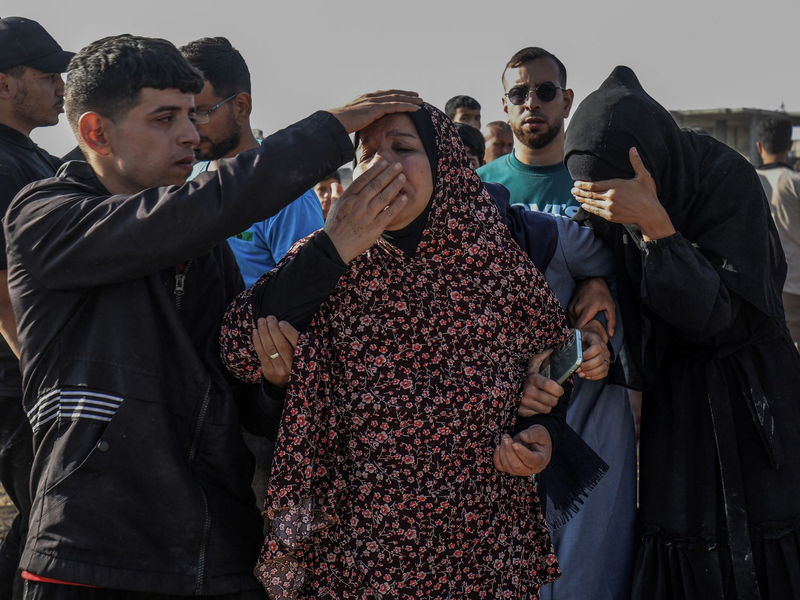 Erstmals seit Monaten lässt Israel humanitäre Hilfe in größerem Stil in den Gazastreifen.  - Foto: Abed Rahim Khatib/dpa