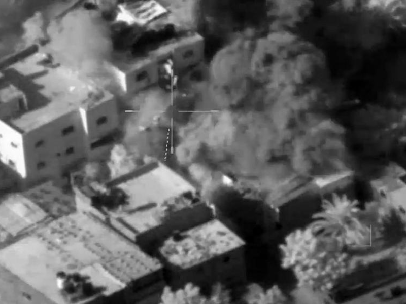 Luftschlag der israelischen Armee am 19.10.2023 - Foto: über dts Nachrichtenagentur