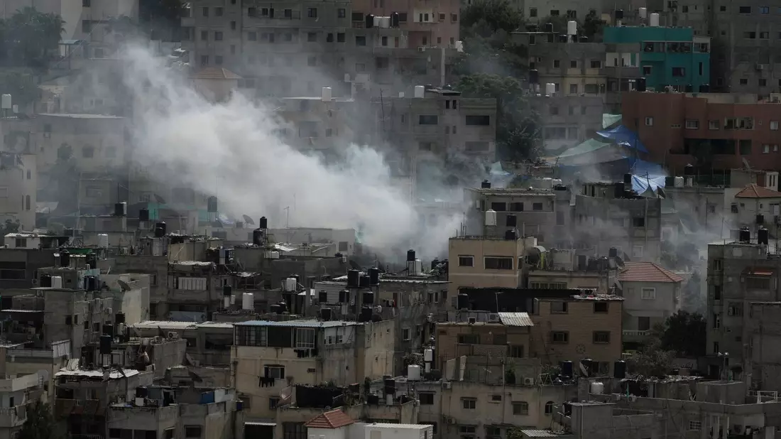 Auch Nur Schams im Westjordanland wurde vom israelischen Militär angegriffen. - Bild: Majdi Mohammed/AP
