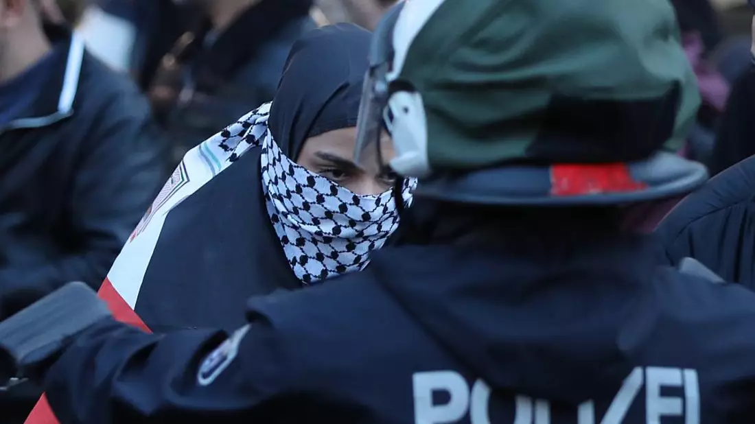 Verbotene Pro-Palästina-Demo am 18.10.2023 - Bild: über dts Nachrichtenagentur