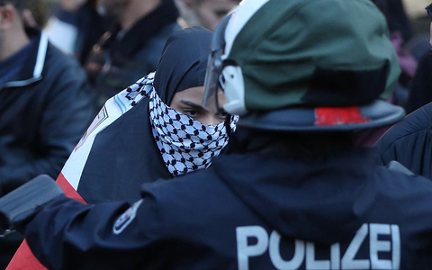 Verbotene Pro-Palästina-Demo (Archiv) - Foto: über dts Nachrichtenagentur