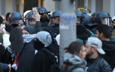 Verbotene Pro-Palästina-Demo am 18.10.2023 - Foto: über dts Nachrichtenagentur