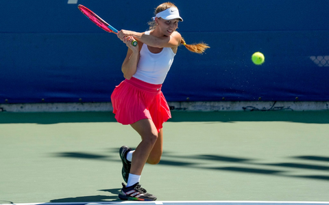 Tamara Korpatsch hat in Rumänien das Finale erreicht. - Foto: John Minchillo/AP/dpa