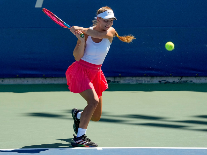 Tamara Korpatsch hat in Rumänien das Finale erreicht. - Foto: John Minchillo/AP/dpa
