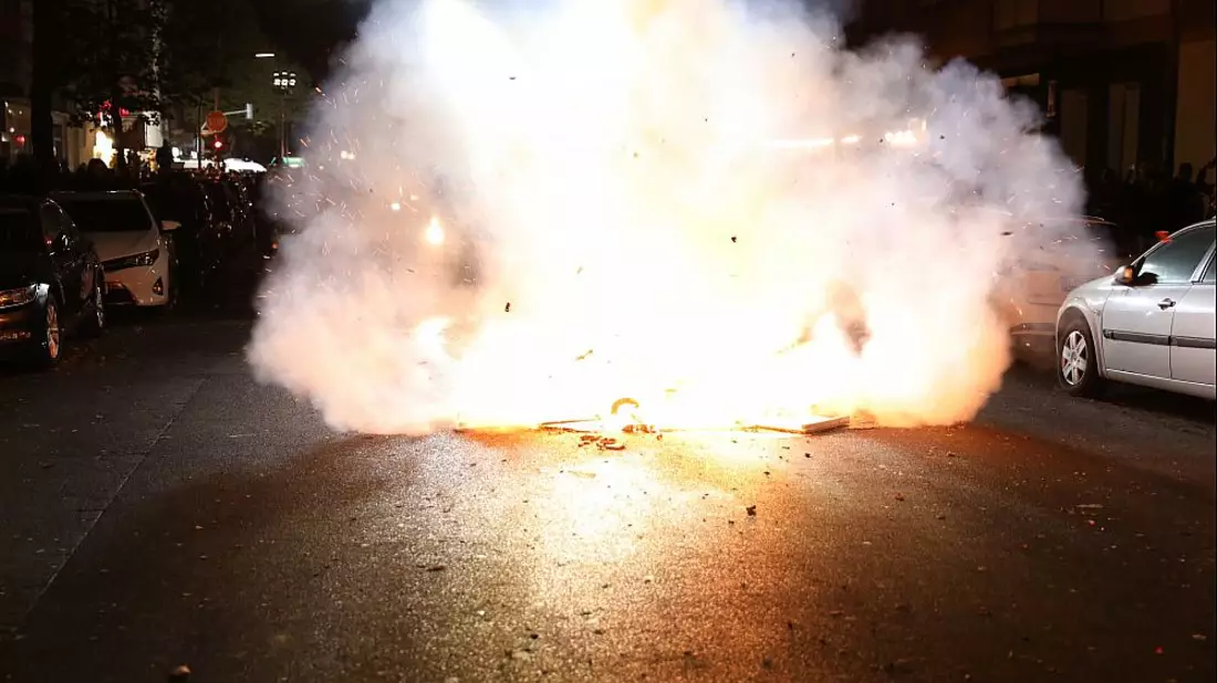 Verbotene Pro-Palästina-Demo am 18.10.2023 - Bild: über dts Nachrichtenagentur