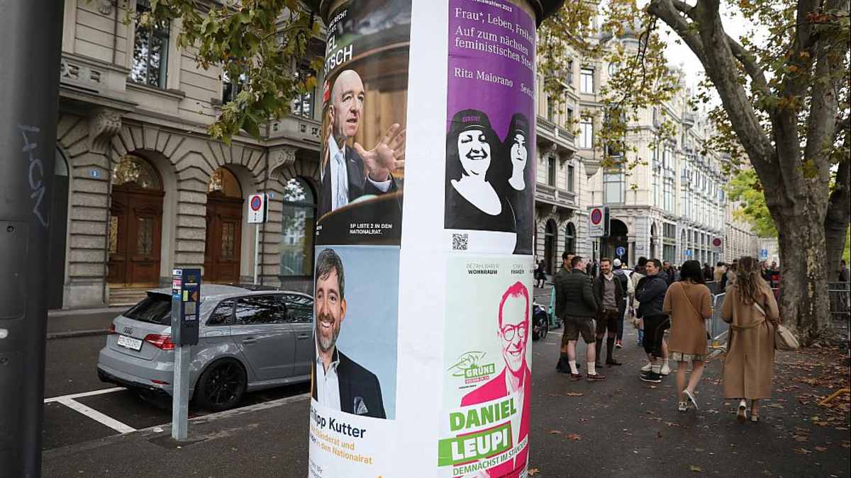 Wahlplakate für Schweizer Parlamentswahlen 2023 am 21.10.2023 - Foto: über dts Nachrichtenagentur