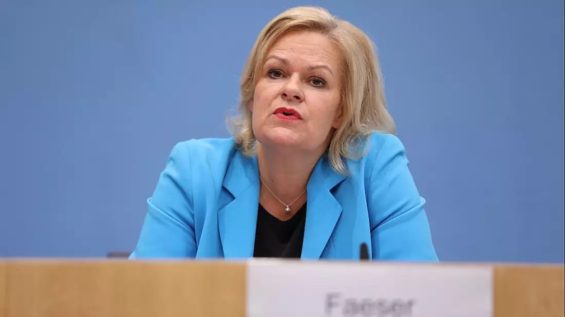 Nancy Faeser (Archiv) - Bild: über dts Nachrichtenagentur