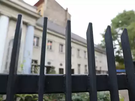 Sicherheitszaun vor Synagoge (Archiv) - Foto: über dts Nachrichtenagentur