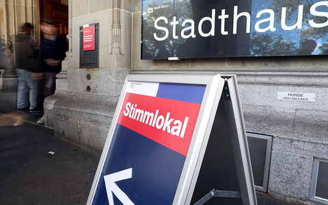 Wahllokal für Schweizer Parlamentswahlen 2023 am 22.10.2023 - Foto: über dts Nachrichtenagentur