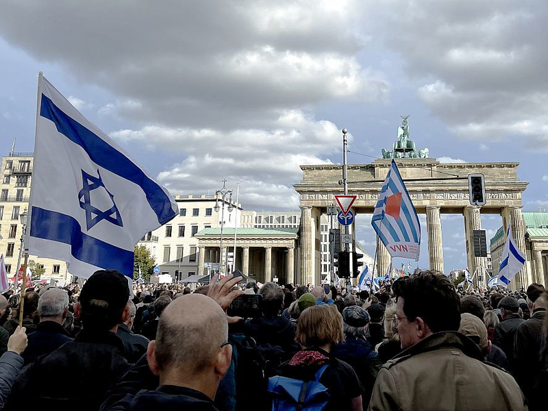Pro-Israel-Demo am 22.10.2023 - Foto: über dts Nachrichtenagentur