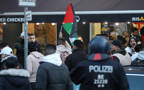 Verbotene Pro-Palästina-Demo am 18.10.2023 - Foto: über dts Nachrichtenagentur