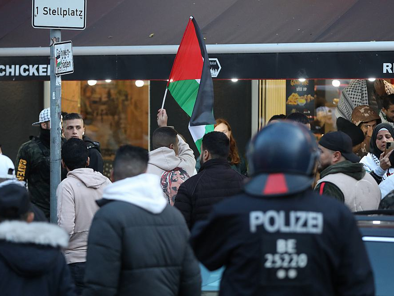 Verbotene Pro-Palästina-Demo am 18.10.2023 - Foto: über dts Nachrichtenagentur
