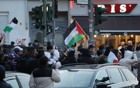 Verbotene Pro-Palästina-Demo am 18.10.2023 - Foto: über dts Nachrichtenagentur